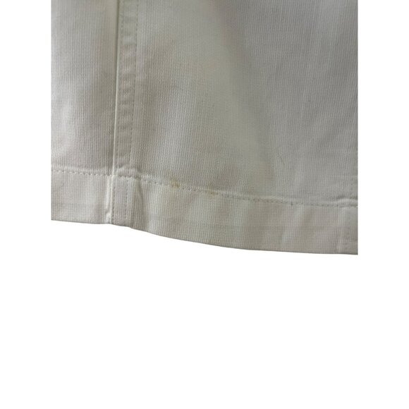 Jones New York white petite micro corduroy mini-skirt size‎ 8 - Picture 4 of 6